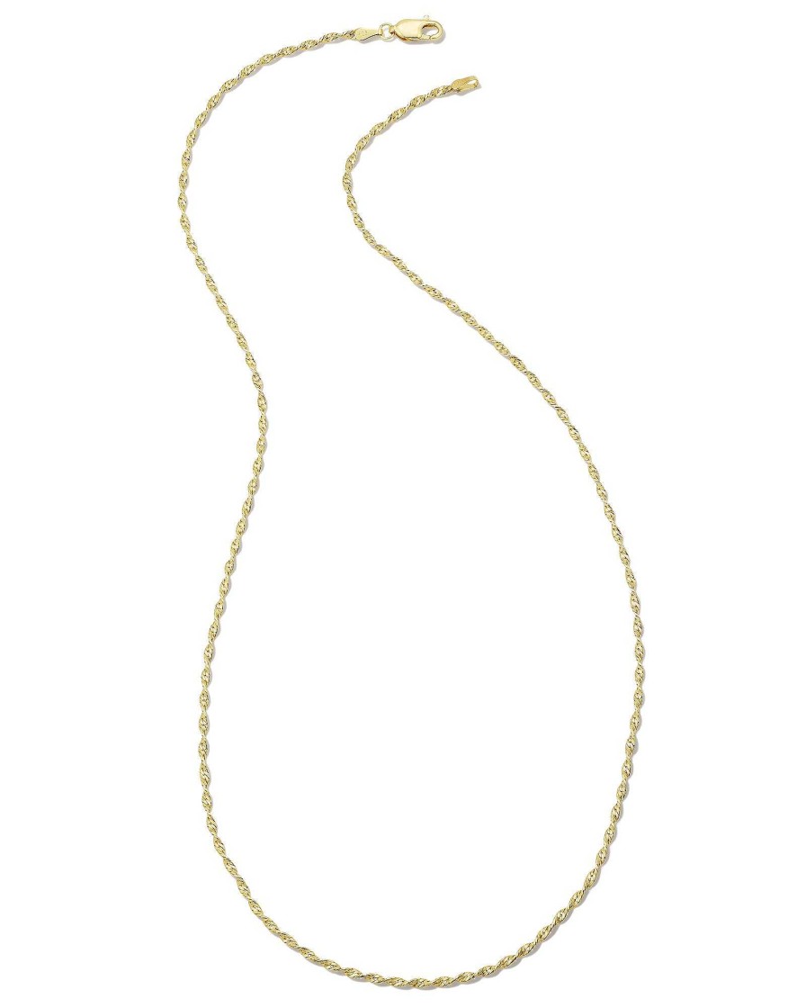 Kendra Scott Necklaces | Twisted Victorian Chain Necklace In 18K Gold Vermeil