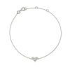 Kendra Scott Bracelets | Heart 14K White Gold Chain Bracelet In White Diamond