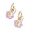 Kendra Scott Earrings | Deliah Convertible Gold Huggie Earrings In Pastel Mix