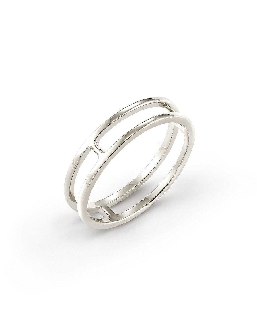 Kendra Scott Rings | Bennett Double Band Ring In Sterling Silver