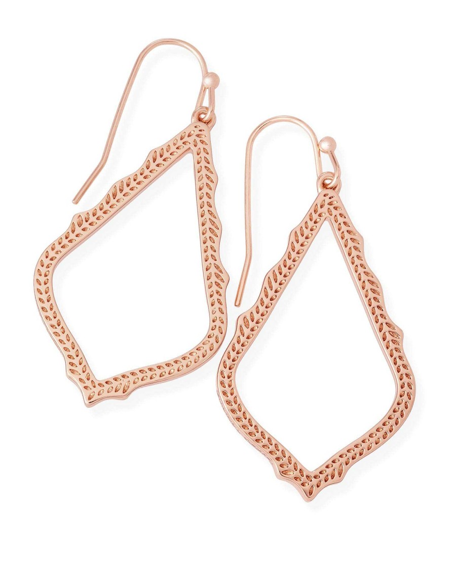 Kendra Scott Earrings | Sophia Drop Earrings In Rose Gold