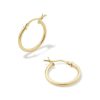 Kendra Scott Earrings | Giana 40Mm Hoop Earrings In 14K Yellow Gold