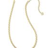 Kendra Scott Necklaces | Brielle Chain Necklace In Gold