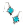 Kendra Scott Earrings | Cass Vintage Silver Drop Earrings In Variegated Dark Teal Magnesite