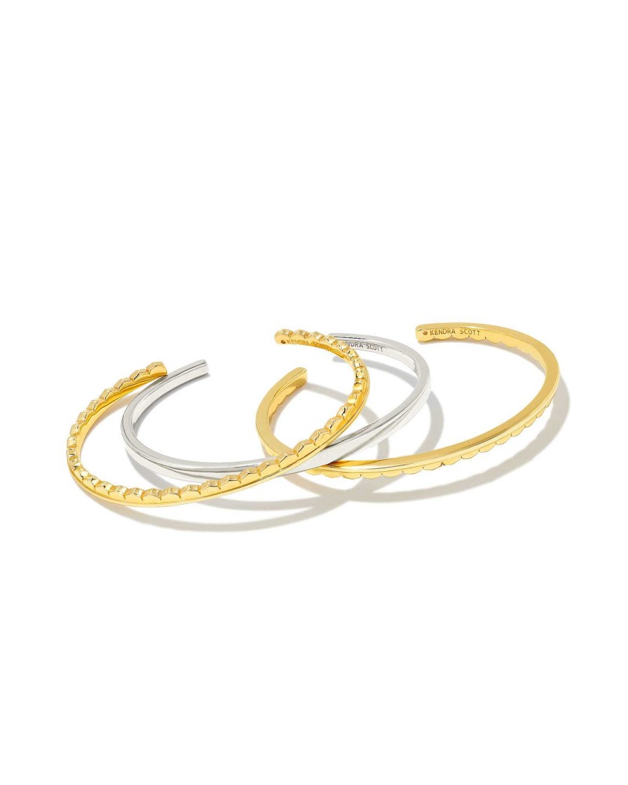 Kendra Scott Bracelets | Quinn Cuff Bracelet In Mixed Metal