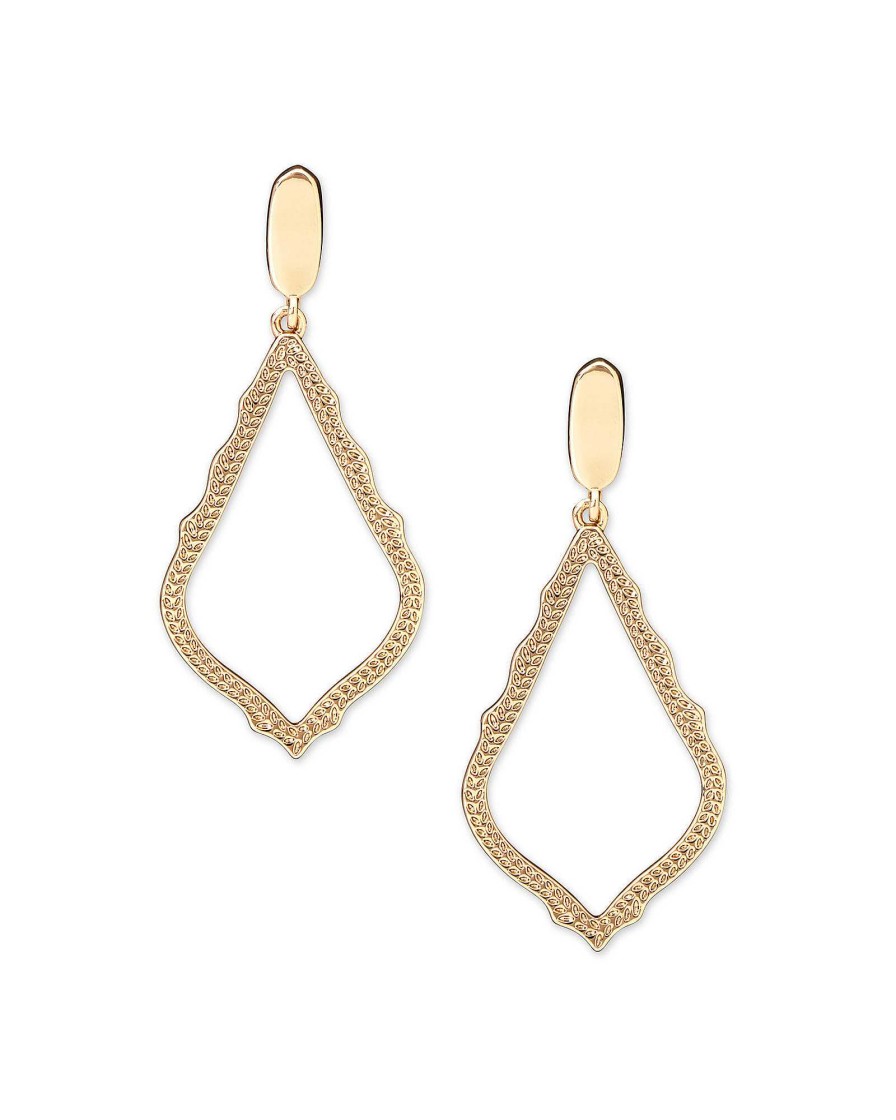 Kendra Scott Earrings | Sophia Clip On Drop Earrings In Gold