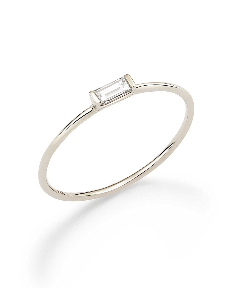 Kendra Scott Rings | Isabella 14K White Gold Band Ring In White Diamond