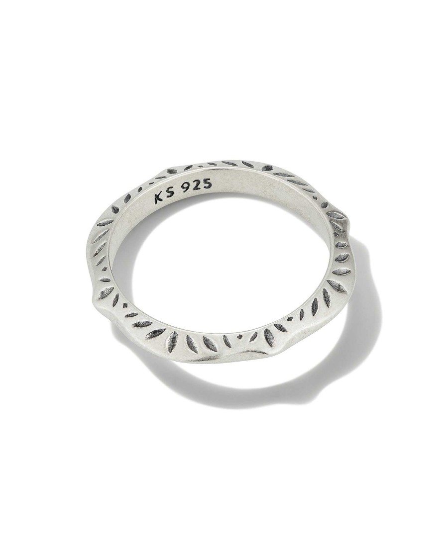 Kendra Scott Rings | Sophee Band Ring In Oxidized Sterling Silver