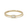 Kendra Scott Rings | Marisa 14K Yellow Gold Oval Solitaire Band Ring In White Diamond