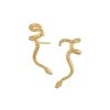 Kendra Scott Earrings | Phoenix Ear Climber Earrings In Vintage Gold