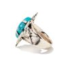 Kendra Scott Rings | Cass Vintage Silver Cocktail Ring In Variegated Dark Teal Magnesite