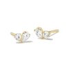 Kendra Scott Earrings | Lab Grown White Diamond Toi Et Moi Stud Earrings In 14K Yellow Gold