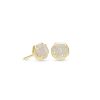 Kendra Scott Earrings | Nola Gold Stud Earrings In Iridescent Drusy