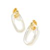 Kendra Scott Earrings | Danielle Gold Convertible Link Earrings In Ivory Mother-Of-Pearl