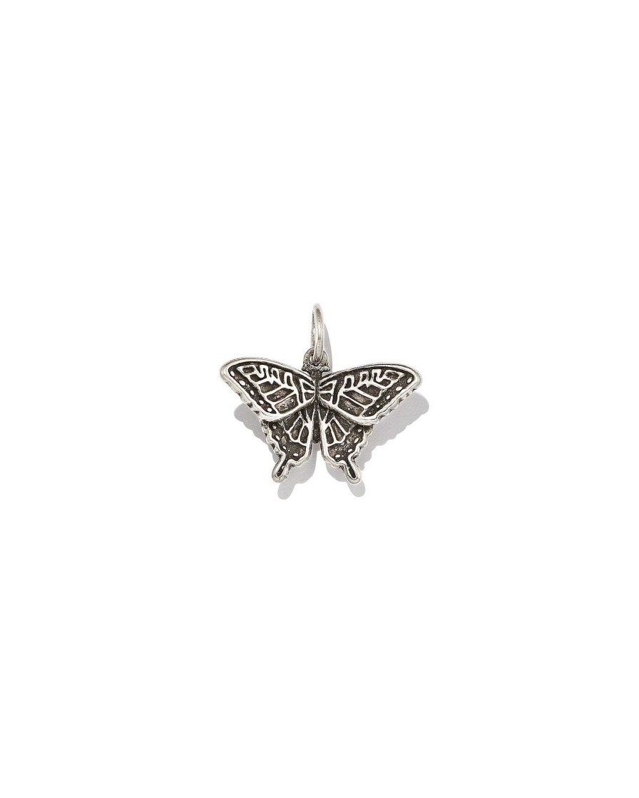 Kendra Scott Demi-Fine Jewelry | Butterfly Charm In Oxidized Sterling Silver