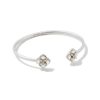 Kendra Scott Bracelets | Dira Stone Silver Cuff Bracelet In Ivory Mix