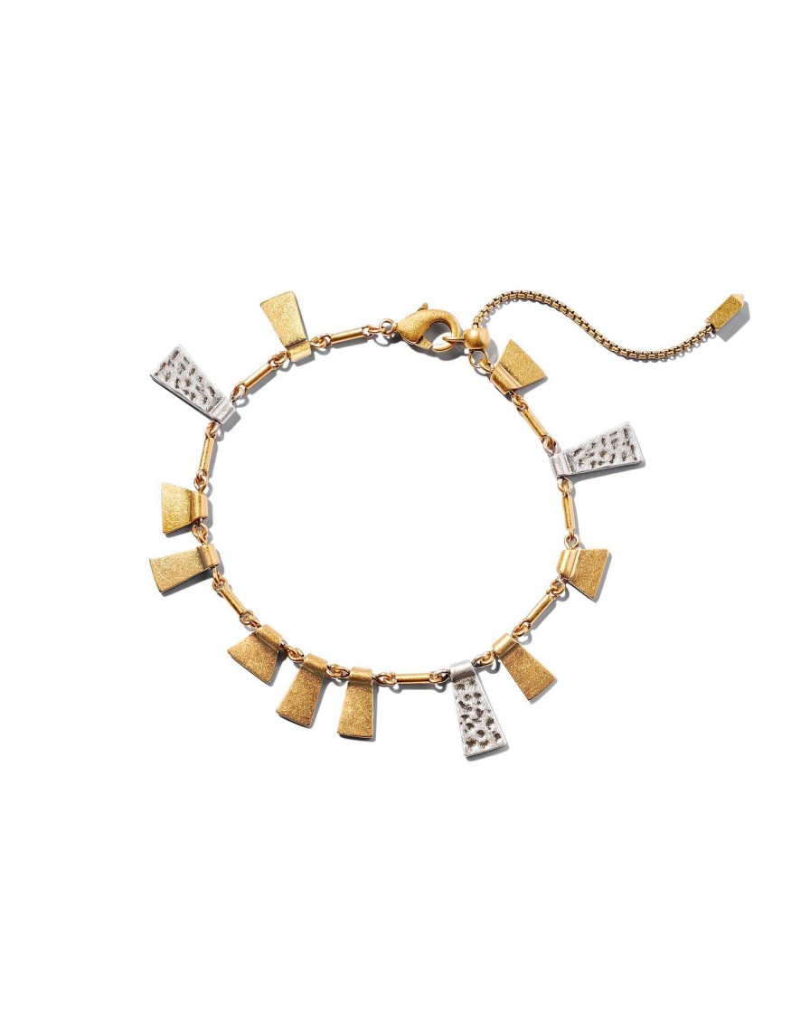 Kendra Scott Bracelets | Lynne Delicate Chain Bracelet In Mixed Metal