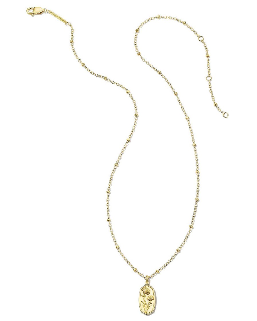 Kendra Scott Necklaces | Bryleigh Charm Necklace In 18K Gold Vermeil