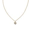 Kendra Scott Necklaces | Madeline 14K Yellow Gold Small Pendant Necklace In White Diamond