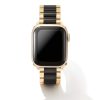 Kendra Scott Watches | Dira 3 Link Watch Band In Gold Tone & Black Stainless Steel