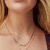 Kendra Scott Necklaces | Elisa Rose Gold Multi Strand Necklace In Rose Gold Drusy