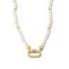 Kendra Scott Necklaces | Bristol 18K Gold Vermeil Opal Strand Necklace In White Opal