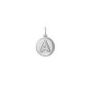 Kendra Scott Demi-Fine Jewelry | Letter A Coin Charm In Oxidized Sterling Silver