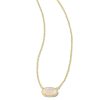 Kendra Scott Necklaces | Grayson Gold Pendant Necklace In Iridescent Drusy