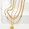 Kendra Scott Necklaces | Dira Coin Necklace Layering Set In Gold