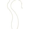 Kendra Scott Necklaces | Lab Grown White Diamond Toi Et Moi Small Pendant Necklace In 14K Yellow Gold