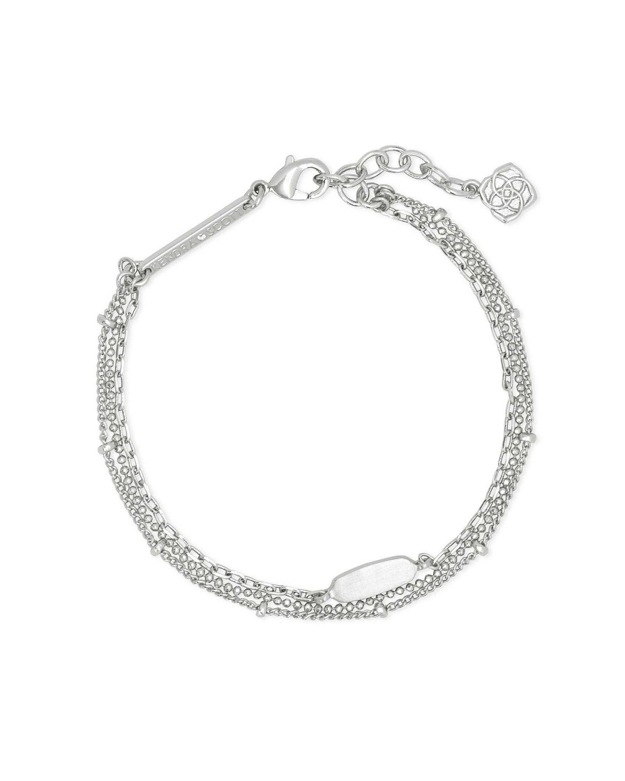 Kendra Scott Bracelets | Fern Multi Strand Bracelet In Bright Silver