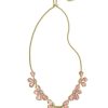 Kendra Scott Necklaces | Layne Gold Statement Necklace In Light Pink Iridescent Abalone