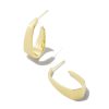 Kendra Scott Earrings | Cadence Hoop Earrings In 18K Gold Vermeil