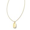 Kendra Scott Necklaces | Henley 18K Gold Vermeil Pendant Necklace In White Topaz