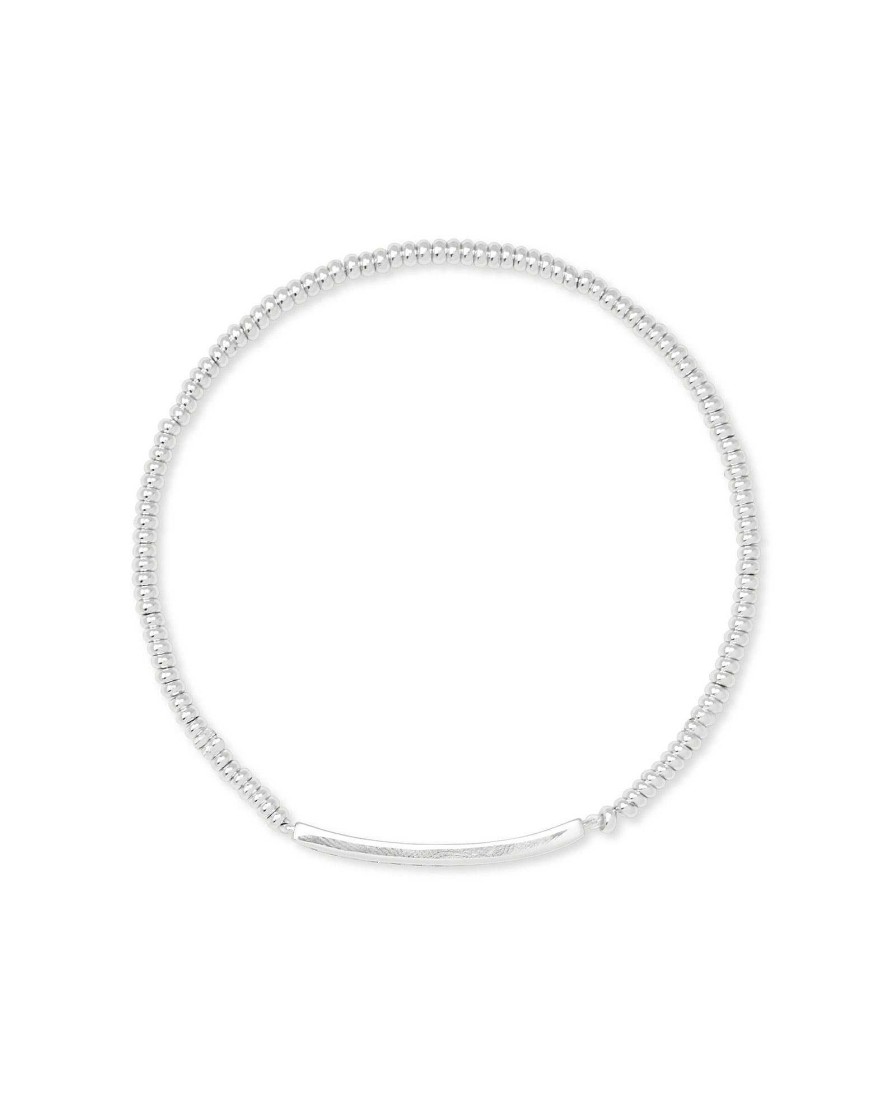 Kendra Scott Bracelets | Addison Stretch Bracelet In Silver