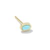 Kendra Scott Earrings | Elliot Gold Single Stud Earring In Turquoise Magnesite