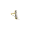 Kendra Scott Earrings | Mini Sparkle Bar 18K Gold Vermeil Single Stud Earring In White Topaz