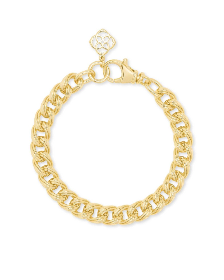 Kendra Scott Bracelets | Vincent Chain Bracelet In Gold