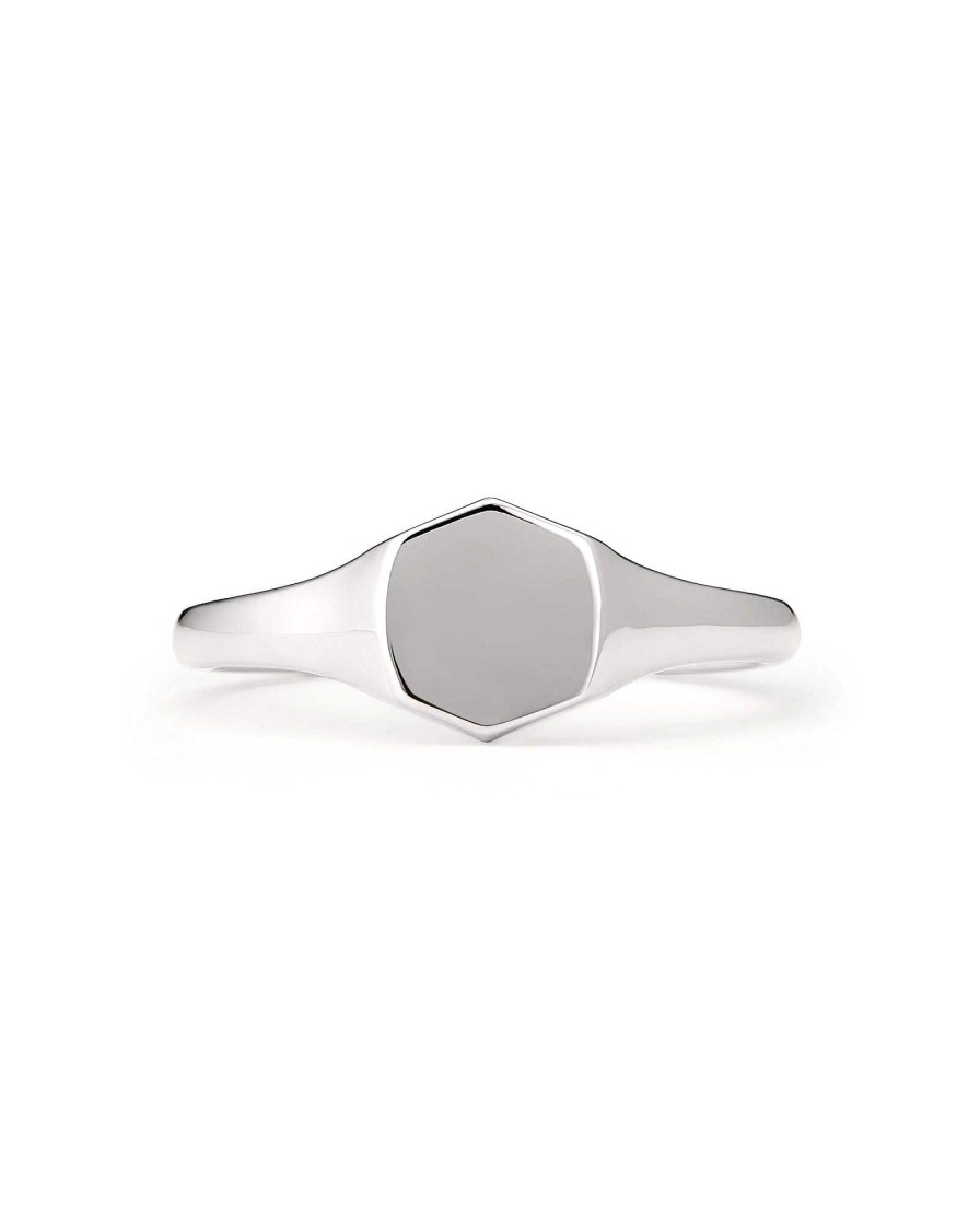 Kendra Scott Rings | Davis Signet Ring In Sterling Silver