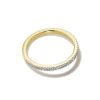 Kendra Scott Rings | Arynn 18K Gold Vermeil Band Ring In White Sapphire