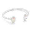 Kendra Scott Bracelets | Elton Silver Cuff Bracelet In Dichroic Glass