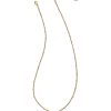 Kendra Scott Necklaces | Ansel Rose Short Pendant Necklace In Vintage Gold